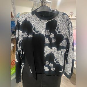 McQ black puzzle print sweater